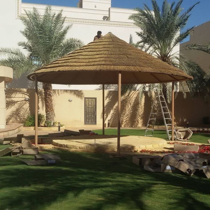 مظلات بامبو