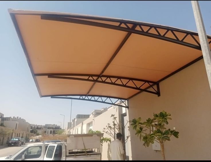 مظلات سيارات قماش