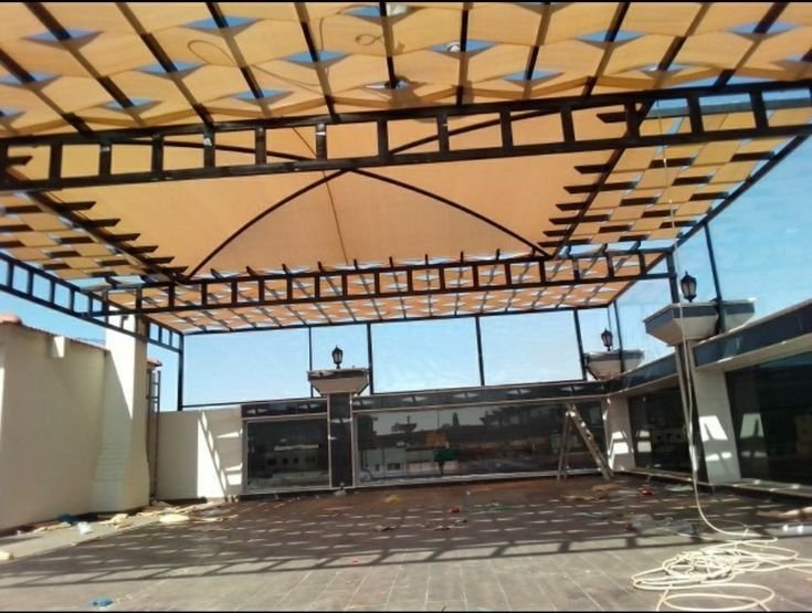 مظلات استراحات خارجية في الرياض