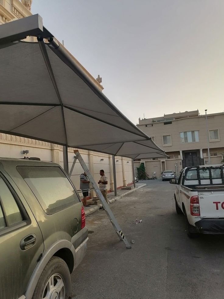 مظلات مواقف سيارات الرياض